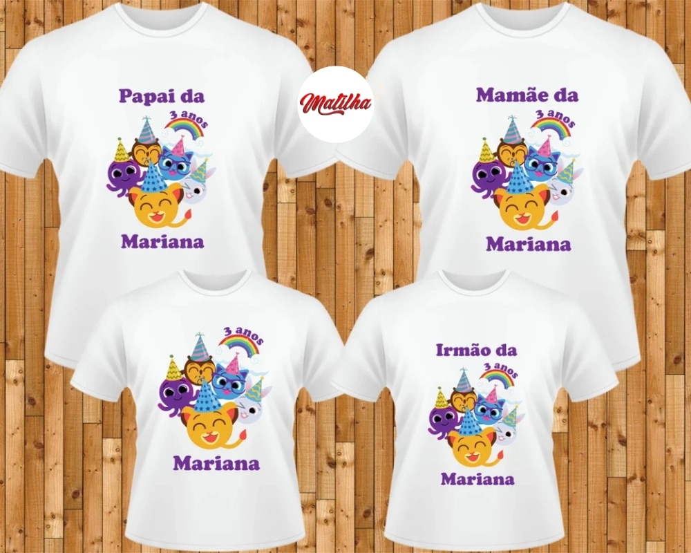 Camisetas Personalizadas de Aniversário​