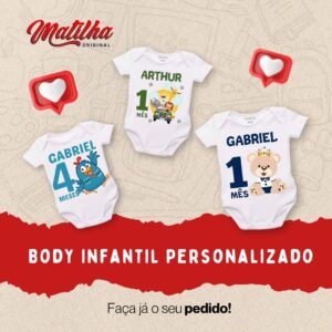 Body Infantil Personalizado